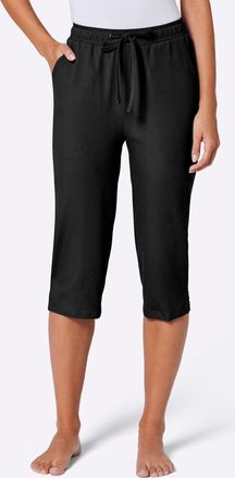 Feel Good Jogginghose FEEL GOOD, Damen, Gr. 36/38, Normalgr&ouml;ssen, schwarz, 95% Baumwolle, 5% Elasthan, unifarben, Hosen Jogginghose