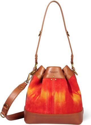 Jerome Dreyfuss Ben Small Bucket Bag In Orange Tie Dye