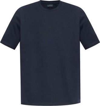 Paul & Shark T-shirt con logo ricamato - Blu