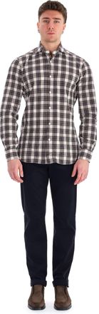 Borriello Flannel Check Tailored Shirt