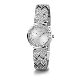 Guess Gw 0476L1 Bangle Analoog Horloge - Dames - Horloges - Grijs - ONE Size - Accessoires