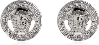 Versace Oorbellen met Medusa-hoofd - Heren - Oorbellen - Grijs - ONE Size - Accessoires