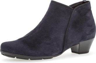 Gabor Low Heeled Ankle Boot - Trudy 95.603 4 Navy Suede, Blue Navy 16