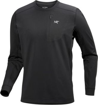 Arc'teryx Rho LT Crew Neck Kunstfaserunterw&auml;sche f&uuml;r Herren | schwarz