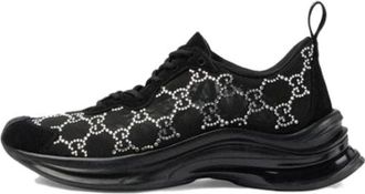 Gucci (WMNS) Gucci Run GG Crystal Sneaker Black 758088-FACG4-1099