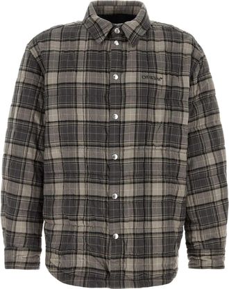 Off-white Embroidered Cotton Shirt