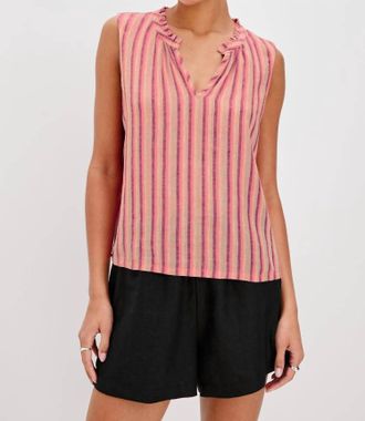Rails Christy Sleeveless Top In Cabana Stripe