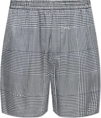 Balmain Hombre, Pantalones cortos, Gris, Talla: M