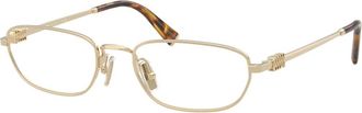 Miu Miu Glasses, unisex, Yellow, Size: 53 MM 0MU 52Zv