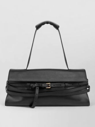 Moschino tote bag shopper adjustable strap buckle detail