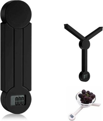 OEM Balanza De Cocina, Balanza De Cocina, Balanza De Cocina, Balanza Para Caf&eacute; Dom&eacute;stica, 2 G, 5000 G, Con Pantalla Lcd, Funciona Con Pilas, Negra