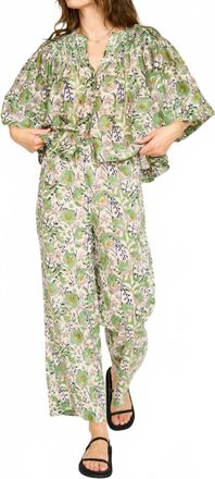 Mirth Baden Straight Leg Pant In Lavender Bloom
