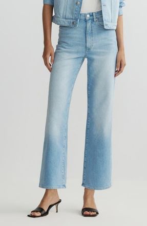 DL1961 Karmine Refined SculptSystem High Waist Wide Leg Jeans in Summer Day at Nordstrom, Size 31