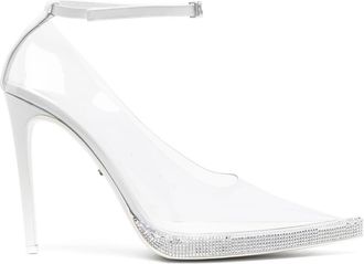 GCDS Transpallic Rider 130mm pumps - women - Other fibres - 37 - White