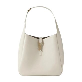 Saint Laurent Bolso grande Le 5 &agrave; 7 - Bags - Mujer - Beige - ONE SIZE