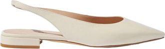 Scarosso Viviana Slingback Ballerinas - Dames - Ballerinas - Beige - 38 1/2 EU - Leer - Schoenen