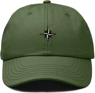 Dalix Starpoint Dad Cap in Olive at Nordstrom
