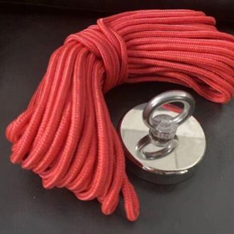OEM Im&aacute;n De Neodimio Potente Con Tuerca Anular - &Oslash; 70 Mm, Fuerza De Tracci&oacute;n De 160 Kg - Im&aacute;n Grande Y Muy Potente Para Elevaci&oacute;n Y Suspensi&oacute;n, Pesca Magn
