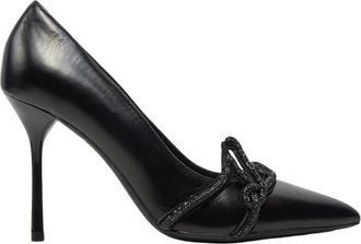 Karl Lagerfeld Sarabande Pomp - Dames - Pumps - Zwart - 41 EU - Leer - Schoenen