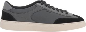 HUGO BOSS Kieran Tenn - Heren - Sneakers - Grijs - 41 EU - Su&egrave;de - Schoenen