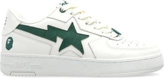 A Bathing Ape Sportschoenen - Dames - Sneakers - Wit - 34 EU - Leer - Schoenen