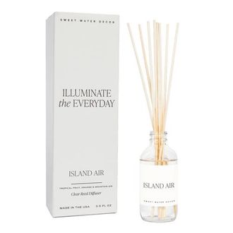 Sweet Water Decor Clear Glass Reed Diffuser - Sweet Scents in Island Air at Nordstrom