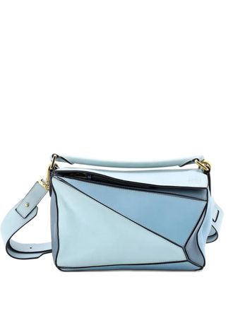 Loewe Puzzle Bag Leather Small satchel - Blue