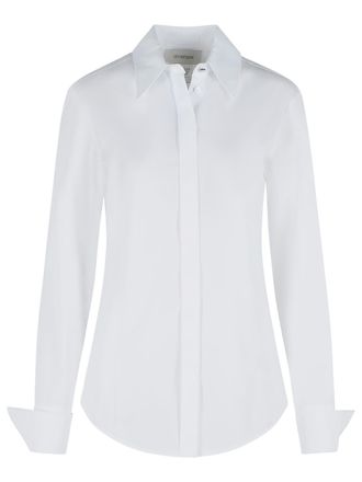 Sportmax Sportmax wit katoenen overhemd