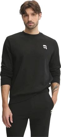 Karl Lagerfeld Heren, Sweatshirts & Hoodies, Zwart, Maat: 3XL Katoen