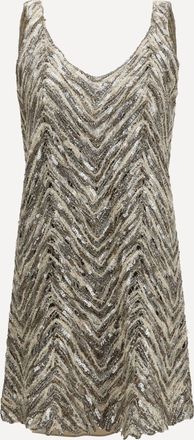 Brunello Cucinelli Abito corto con paillettes Woman XXS