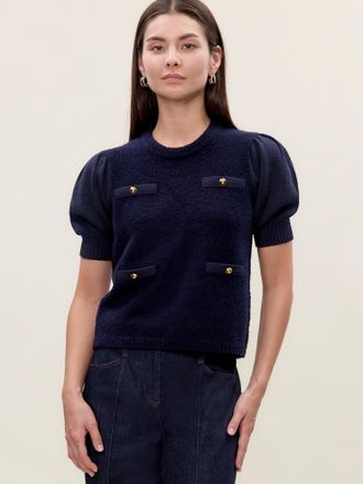 Rebecca Taylor Boucle Texture Sweater