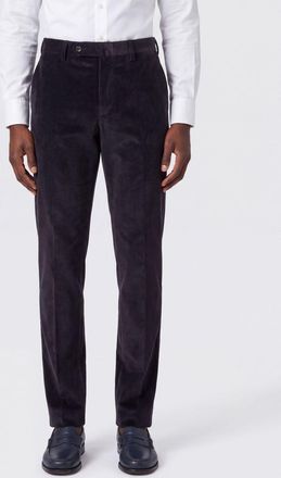 Pantaloni Torino Pantaloni chino slim fit in velluto con chiusura decentrata