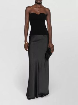 Fabiana Filippi satin maxi skirt