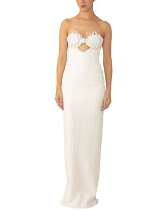 Sau Lee Evelyn Strapless Dress