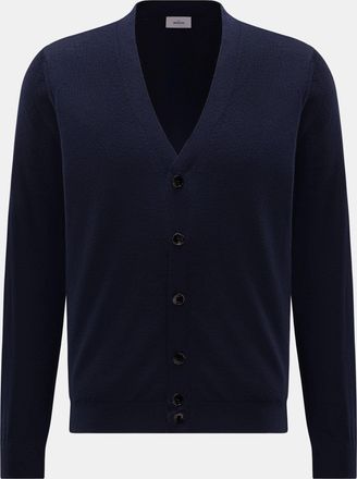 Braun Hamburg Men - Merino cardigan navy