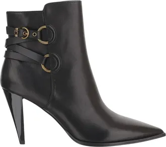 Pinko Pinko, Schoenen, Dames, Zwart, 36 EU, Leer, Vane Leren Enkellaarsjes