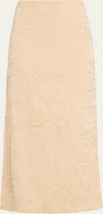 Ulla Johnson Inez Satin Pencil Skirt