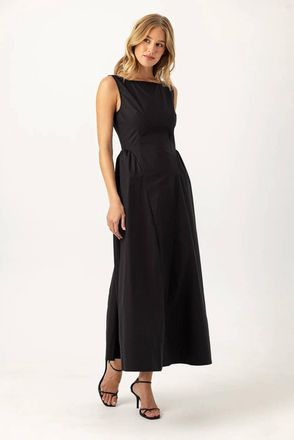 Sundays Parke Dress In Black
