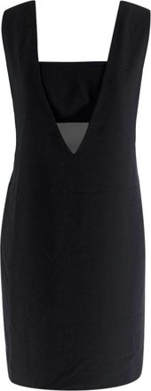 Alexander Wang T By Alexander Wang Black Crepe Cut Out Mini Dress Size XS
