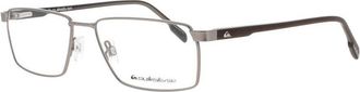 Quiksilver Unisex Gunmetal Rectangular Eyeglass Frames Qs1005