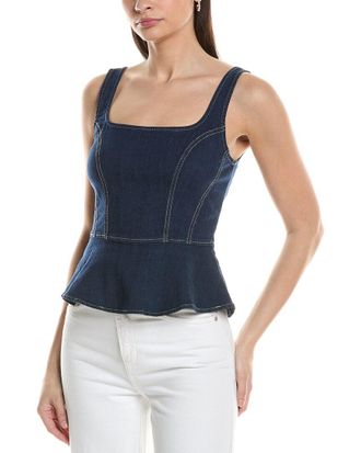 NVLT Nvlt Denim Corset Top