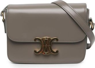 Celine Pre-owned Celine Teen Shiny Calfskin Triomphe Crossbody Ladies WRWSS2K0XYFZF8JG