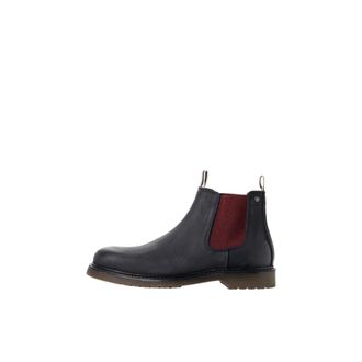 Jack & Jones Leyton Chelsea Boot - Heren - Chelseaboots - Blauw - 44 EU - Leer - Schoenen