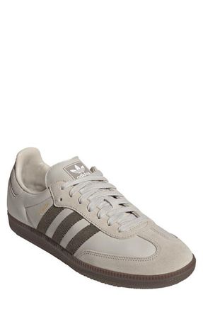 adidas Gender Inclusive Samba OG Sneaker in Alumina/medium Khaki/gum at Nordstrom, Size 9.5 Womens