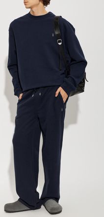 AllSaints Asher Sweatshirt, Mens, Navy Blue