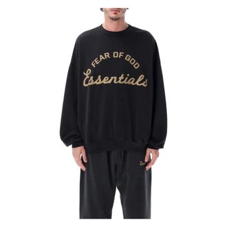 Fear of God Sweatshirts, male, Black, Size: M Training 90s Crewneck Sweatshirt
