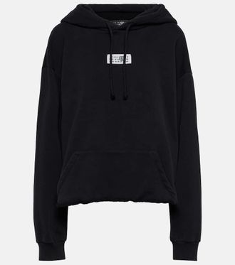 Maison Margiela Logo cotton jersey hoodie