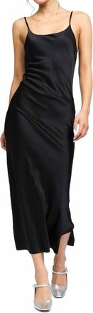 Current Air Cami Midi Dress In Black