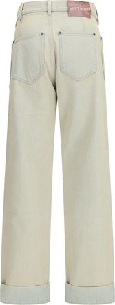 Vivienne Westwood Mens Jeans Cotton With Patch Pockets Light Blue