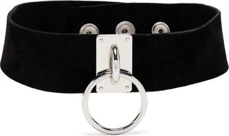 Manokhi Jacob suede choker necklace - women - Calf Suede - One Size - Black